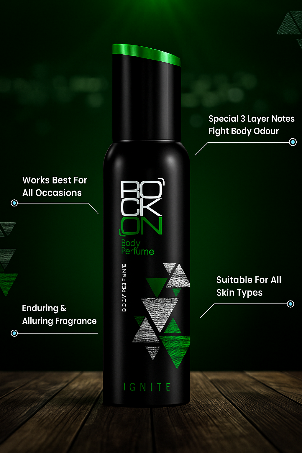 ROCKON Keep rocking BODY SPRAY