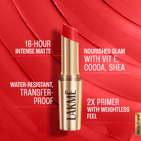 LAKME 9TO5 PRIMER+MATTE LIPSTICK