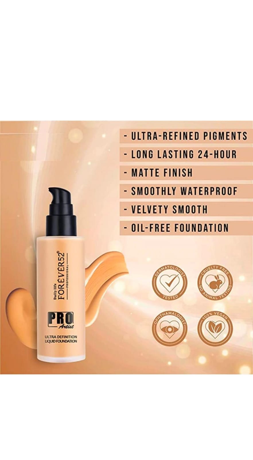 FOREVER 52 PROFESSIONAL PRO ARTIST LIQIUD FOUNDATION