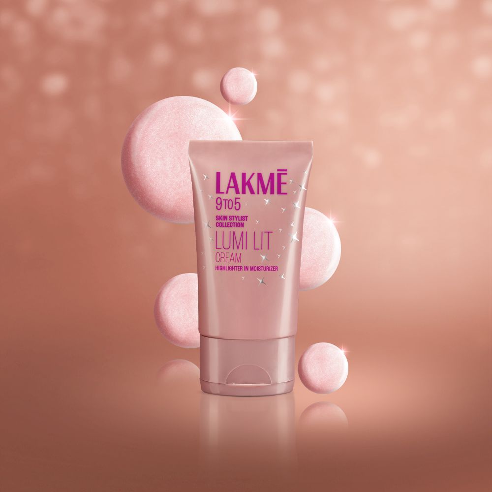 LAKMÉ 9TO5 LUMI LIT CREAM HIGHLIGHTER IN MOISTURIZER