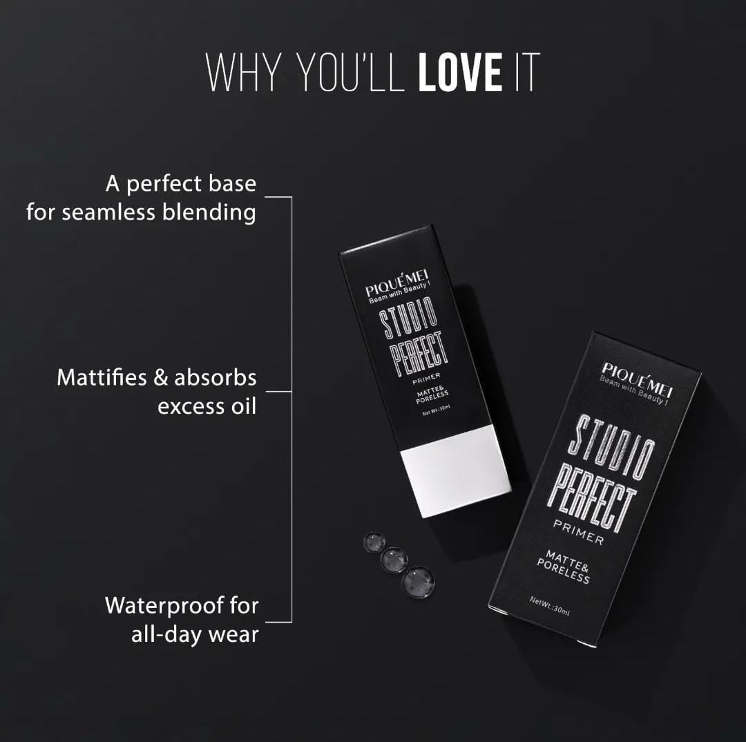 PIQUEMEI STUDIO PERFECT PRIMER MATTE&PORELESS