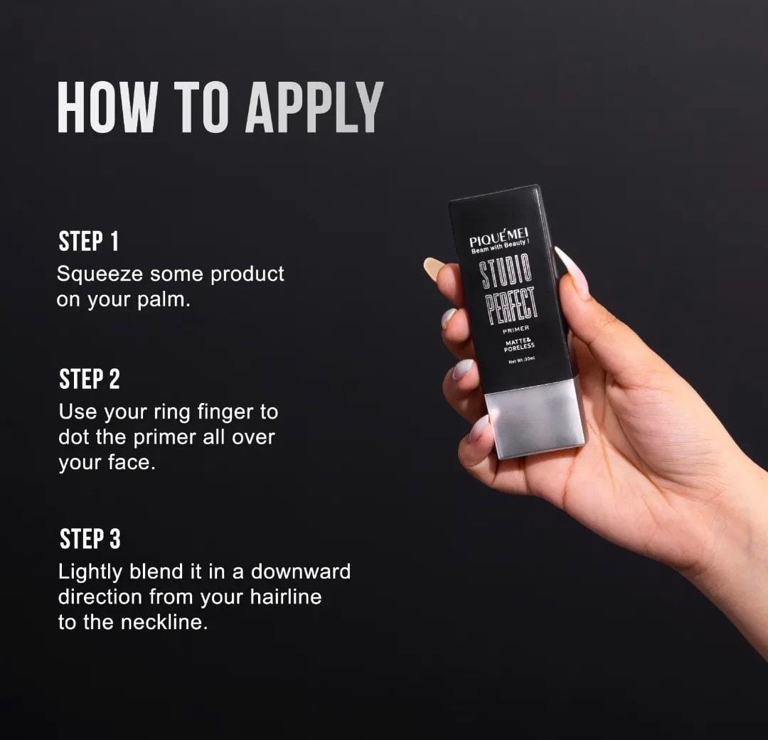 PIQUEMEI STUDIO PERFECT PRIMER MATTE&PORELESS
